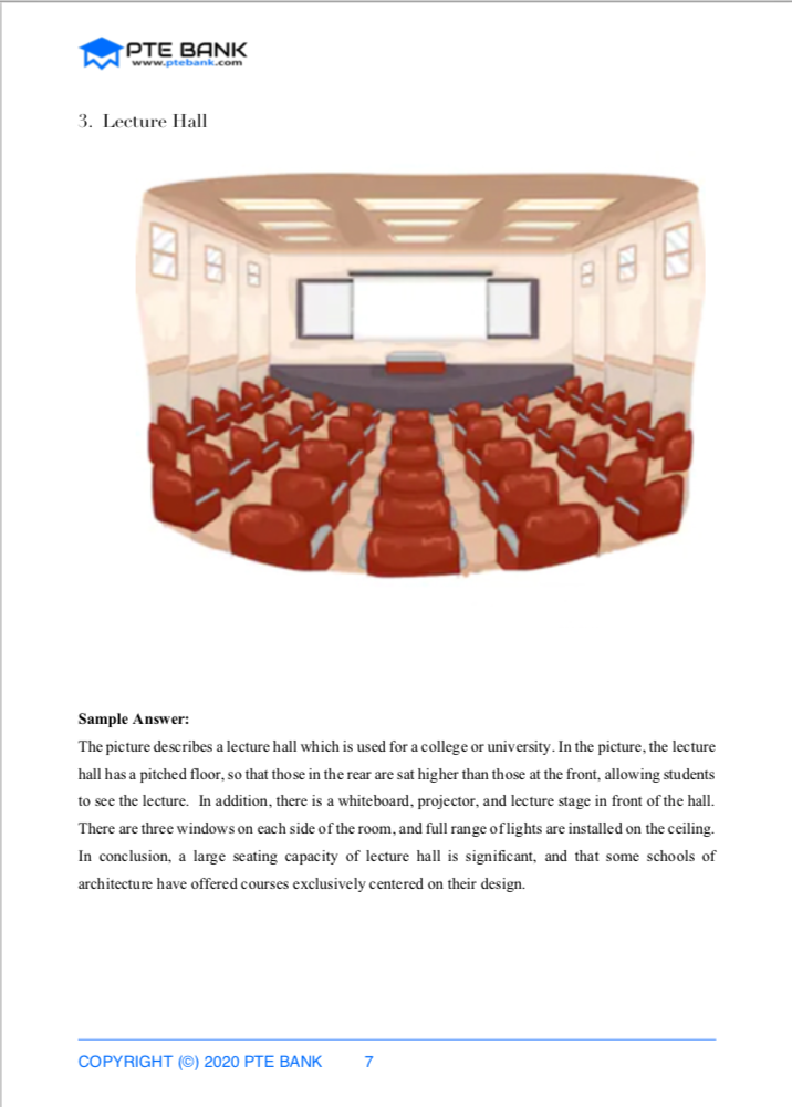 Lecture Hall PTE