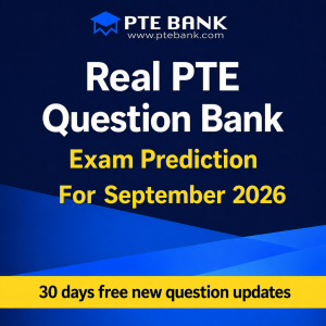 PTE Test Predicted Questions for September 2026 | Real Test Material
